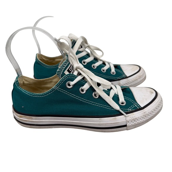 Converse Shoes - Converse Chuck Taylor All Star Low Top Teal Canvas Sneakers Womens 6 Skater